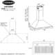 Cosmo 36''  Ductless Wall Mount Range Hood in Stainless Steel with LED Lighting and Carbon Filter Kit for Recirculating COS-63190-DL - Image 14