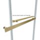 Vinnova Spezia 48" W x 76" H Rectangle Double Sliding Frameless Shower Enclosure in Brushed Gold  301048+36P-BG - Image 9
