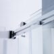 Vinnova Spezia 56" W x 76" H Rectangle Double Sliding Frameless Shower Enclosure in Polished Chrome 301056+36P-PC - Image 7