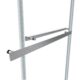 Vinnova  Spezia 64" W x 76" H Rectangle Double Sliding Frameless Shower Enclosure in Brushed Nickel 301064+36P-BN - Image 3
