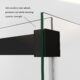 Vinnova  Spezia 64" W x 76" H Rectangle Double Sliding Frameless Shower Enclosure in Matt Black 301064+36P-MB - Image 13