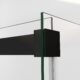 Vinnova  Spezia 64" W x 76" H Rectangle Double Sliding Frameless Shower Enclosure in Matt Black 301064+36P-MB - Image 9