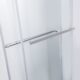 Vinnova  Spezia 64" W x 76" H Rectangle Double Sliding Frameless Shower Enclosure in Polished Chrome 301064+36P-PC - Image 5