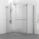 Vinnova  Spezia 68" W x 76" H Rectangle Double Sliding Frameless Shower Enclosure in Polished Chrome 301068+36P-PC - Image 2
