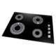 Cosmo 30" Electric Ceramic Glass Cooktop with 4 Burners, Dual Zone Elements, Hot Surface Indicator Light and Control Knobs COS-304ECC - Image 9