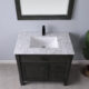 Altair Maribella 36" Single Bathroom Vanity Set in Rust Black and Carrara White Marble Countertop with Mirror 535036-RL-CA - Image 3