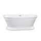 Altair Solace 67" x 31" Freestanding Soaking Acrylic Bathtub 50567-BAT-WH-F - Image 3