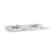 Altair  61" Stone effects Vanity Top in Jazz White with White Sink 62061-CTP-JW - Image 3