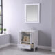 Altair Isla 30" Single Bathroom Vanity Set in White and Carrara White Marble Countertop with Mirror 538030-WH-CA - Image 3