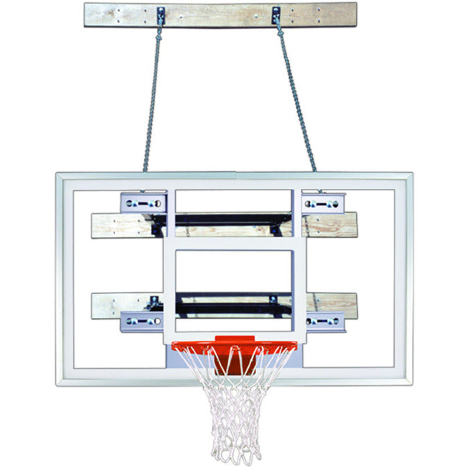 images First Team SuperMount68 Pro Wall Mounted Basketball System - Image 1