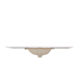 Altair 49" Stone effects Vanity Top in Aosta White with White Sink 65049-CTP-AW - Image 3