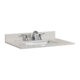 Altair 31" Stone effects Vanity Top in Milano White with White Sink 61031-CTP-MW - Image 3