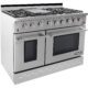 NXR 48" Stainless Steel Pro-Style Natural Gas Range with 7.2 cu.ft. Convection Oven SC4811 - Image 3