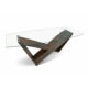 Maxima House Winik Glass top Dining Table SCANDI108 - Image 3