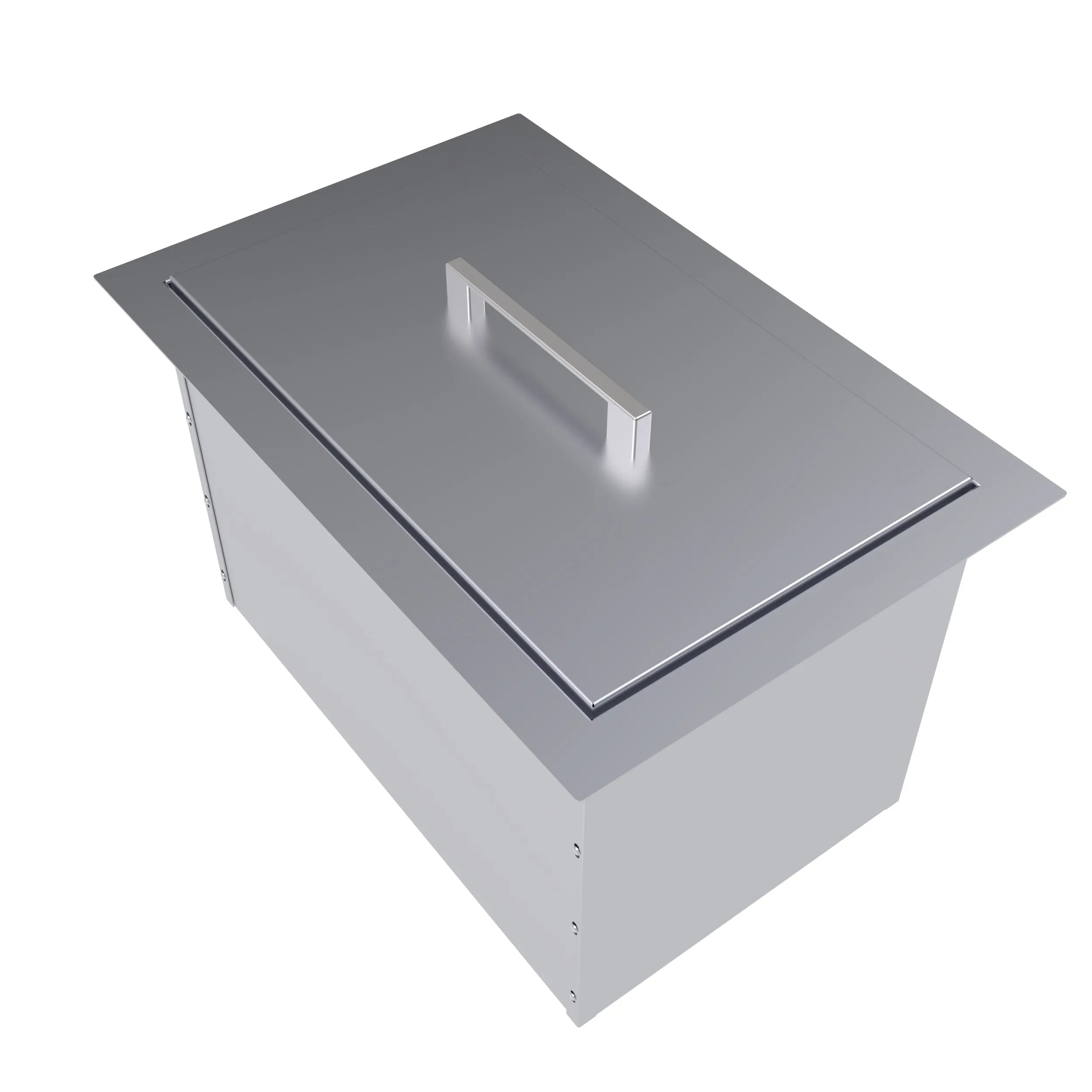 images Sunstone Over/Under 14" x 12" Height Single Basin Insulated Wall Ice Chest with Cover B-IC14 - Image 1