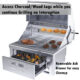 Sunstone 30” Gas Burners Hybrid Single Zone Charcoal/Wood Burning w/Infra-Red Burner Grill SUNCHSZ30 - Image 3