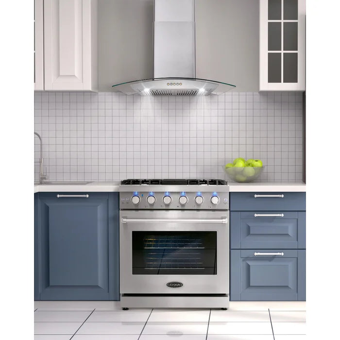 Cosmo 3-Piece, 30" Gas Range 24" Dishwasher & French Door Refrigerator COS-3PKG-101 - Image 8