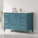 Altair Sutton 48" Single Bathroom Vanity Set in Royal Green and Carrara White Marble Countertop with Mirror 541048-RG-CA - Image 3