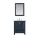 Altair Isla 30" Single Bathroom Vanity Set in Classic Blue and Carrara White Marble Countertop with Mirror 538030-CB-CA - Image 3