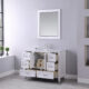 Altair Isla 48" Single Bathroom Vanity Set in White and Carrara White Marble Countertop with Mirror 538048-WH-CA - Image 3
