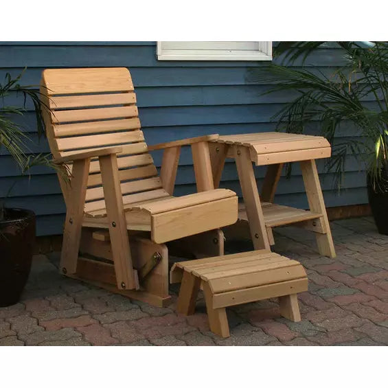 images Creekvine Designs Cedar Twin Ponds Rocking Glider Chair Set WRF1230SETCVD - Image 1