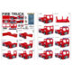 Maxima House Toddler Car Bed Fire Truck CB2205 - Image 3