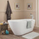 Altair Shaia 67" x 32" Freestanding Soaking Acrylic Bathtub 50367-BAT-WH-F - Image 3