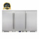 Kings Bottle 53" Solid 3-Door Outdoor Beverage Drinks Cooler KBU328ASD - Image 2