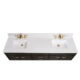 Altair 73" Stone effects Vanity Top in Jazz White with White Sink 62073-CTP-JW - Image 3