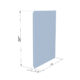 Altair  Genova 24” Rectangle Frameless Modern LED Bathroom Vanity Mirror 744024-LED-NF - Image 4