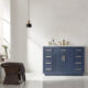 Altair Ivy 48" Single Bathroom Vanity Set in Royal Blue and Carrara White Marble Countertop with Mirror 531048-RB-CA - Image 4