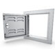 Sunstone Signature Series 12" x 12" Left Swing Utility Access Door Vented BA-VSDL12 - Image 4