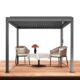 Bon Pergola 10' x 10' Starry Pergola - Manual, Dark Gray - Image 4