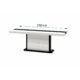Maxima House Pianosa  White Gloss Extendable Dining Table HU0007 - Image 5