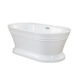 Altair Solace 67" x 31" Freestanding Soaking Acrylic Bathtub 50567-BAT-WH-F - Image 4