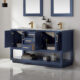 Altair Remi 60" Double Bathroom Vanity Set in Royal Blue and Carrara White Marble Countertop with Mirror  532060-RB-CA - Image 4
