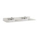 Altair 61" Stone effects Vanity Top in Milano White with White Sink 66061S-CTP-SW - Image 4