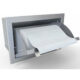 Sunstone Signature Series 17" Beveled Frame Swivel Paper Towel Holder BA-TH17 - Image 4