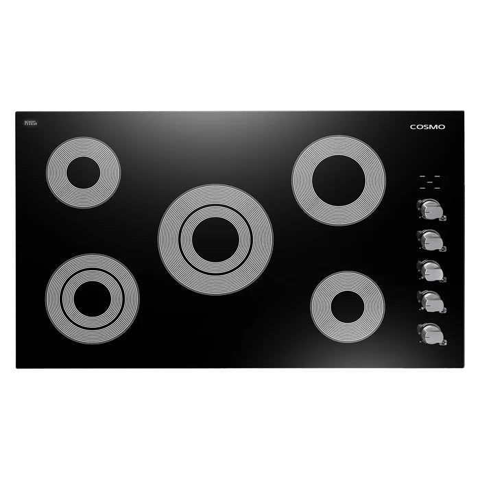 Cosmo 4 Piece, 36" Electric Cooktop 30" Wall Oven 24.4" Microwave & Refrigerator COS-4PKG-141 - Image 14