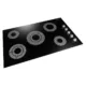 Cosmo 4 Piece, 36" Electric Cooktop 30" Wall Oven 24.4" Microwave & Refrigerator COS-4PKG-141 - Image 16