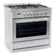 Cosmo 4 Piece, 36" Gas Range 36" Range Hood 24" Dishwasher & Refrigerator COS-4PKG-150 - Image 3