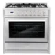 Cosmo 4 Piece, 36" Gas Range 36" Range Hood 24" Dishwasher & Refrigerator COS-4PKG-150 - Image 2