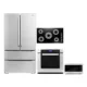 Cosmo 4 Piece, 36" Cooktop 30" Wall Oven 24.4" Microwave & French Door Refrigerator COS-4PKG-260 - Image 21