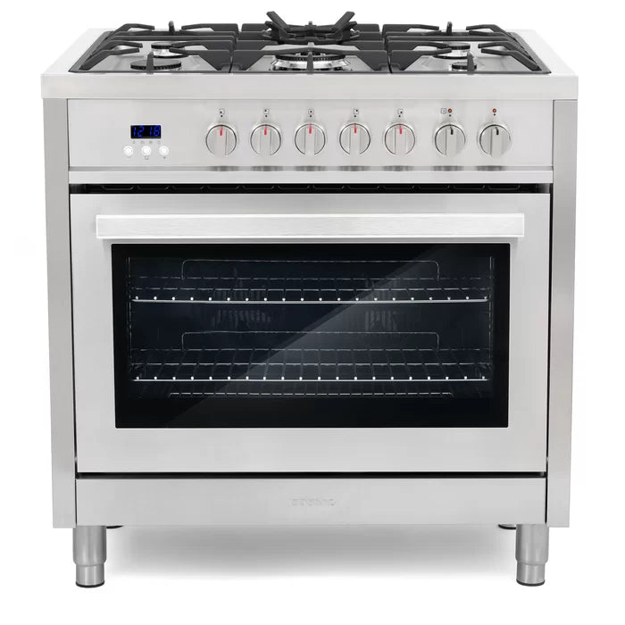Cosmo 4 Piece, 36" Dual Fuel Range 36" Range Hood 24" Dishwasher & Refrigerator COS-4PKG-222 - Image 14