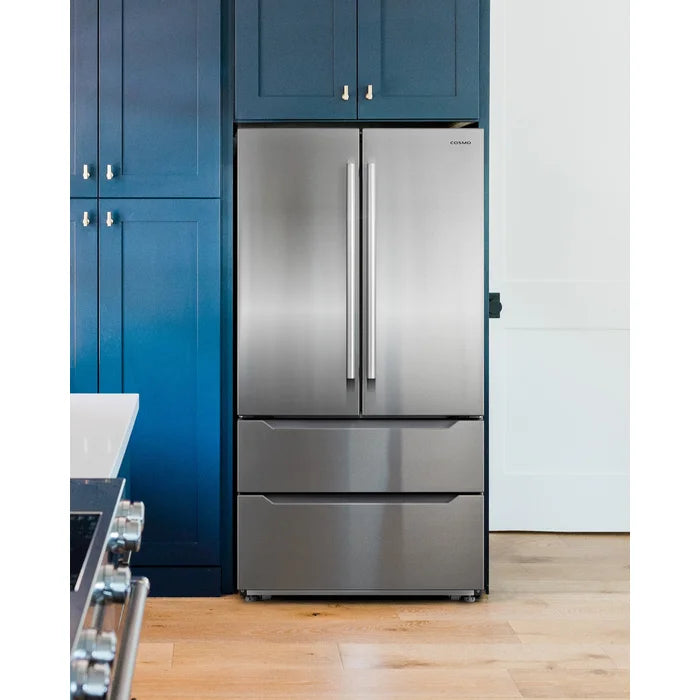 Cosmo 4 Piece, 36" Gas Range 36" Range Hood 24" Dishwasher & Refrigerator COS-4PKG-150 - Image 7