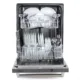 Cosmo 4 Piece, 36" Gas Range 36" Range Hood 24" Dishwasher & Refrigerator COS-4PKG-150 - Image 5