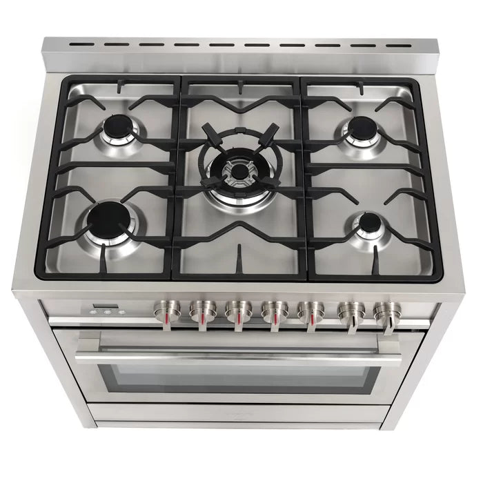 Cosmo 4 Piece, 36" Gas Range 36" Range Hood 24" Dishwasher & Refrigerator COS-4PKG-171 - Image 3
