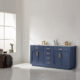 Altair Ivy 72" Double Bathroom Vanity Set in Royal Blue and Carrara White Marble Countertop with Mirror  531072-RB-CA - Image 4