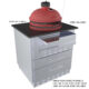 Sunstone 30" Kamado Hybrid Grill Base Cabinet - Image 5