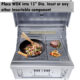 Sunstone 30” Gas Burners Hybrid Single Zone Charcoal/Wood Burning w/Infra-Red Burner Grill SUNCHSZ30 - Image 4